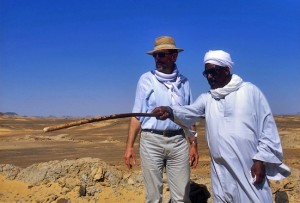 Reis Ahmad el-Kerétí s prof. Miroslavem Vernerem (foto Martin Frouz)